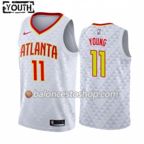 Camiseta Niños NBA Atlanta Hawks Trae Young 11 2019-20 Nike Association Edition Swingman